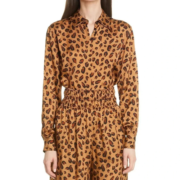 ROSETTA GETTY Leopard Print Relaxed Shirt - Picture 4 of 9